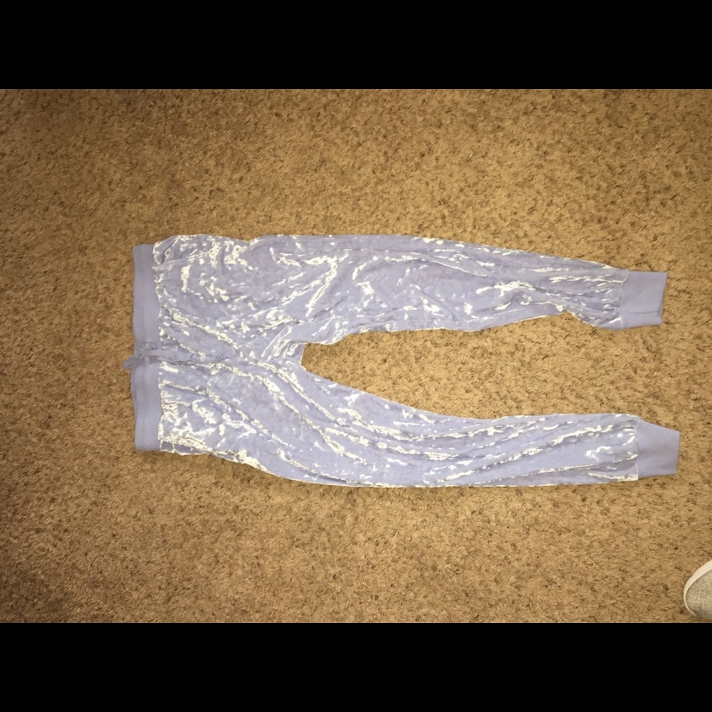 light blue joggers